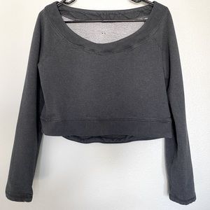 Women’s Lululemon Cropped Yoga/Workout Sweater, Medium, Grey, Great Condition
